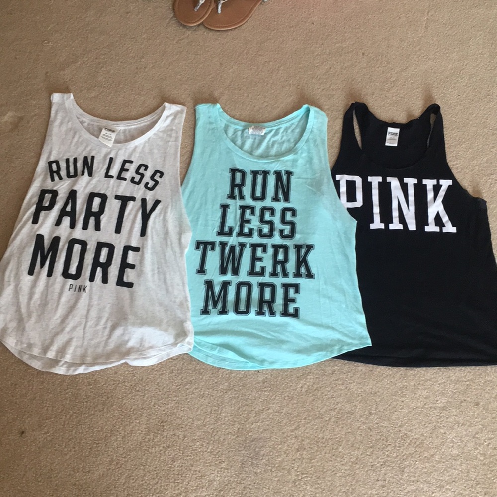 PINK tank top BUNDLE!